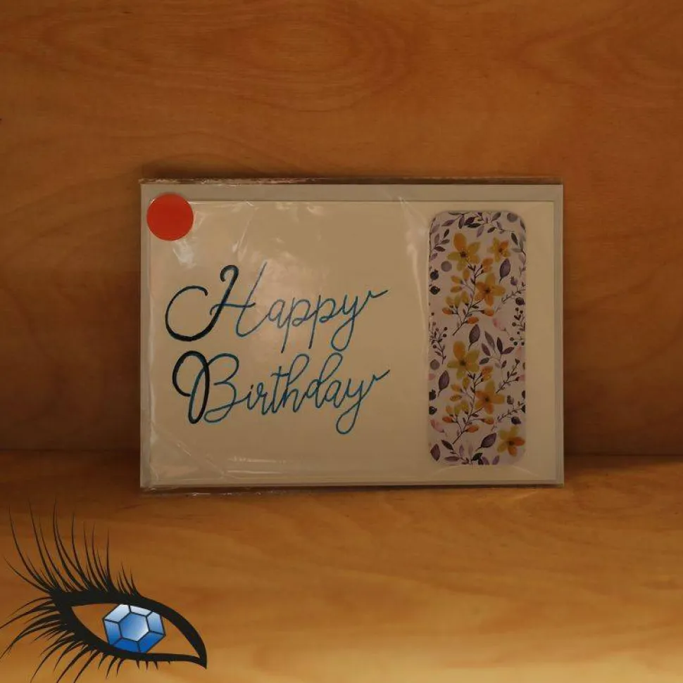 Klappkarte - GEBURTSTAG / HAPPY BIRTHDAY - DinB6 - [2019-0532] - handgeschrieben