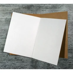 Klappkarte **3Wichtel** von ZWEIFARBIG Kraftpapier Weihnachtswünsche Frohe Weihnachten Grußkarte Wichtel