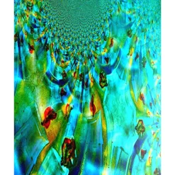 Klebefolie – Digital-ART • Tanz der Lichter • Fensterschmuck Design  Ulrike Kröll