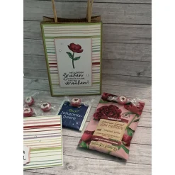 „kleine Auszeit“ Geschenkset inkl. Grußkarte zum Valentinstag, Muttertag, zum Geburtstag, Wellness Tüte mit Badesalz etc