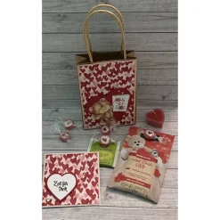 „kleine Auszeit“ Geschenkset inkl. Grußkarte zum Valentinstag, Muttertag, zum Geburtstag, Wellness Tüte mit Badesalz etc