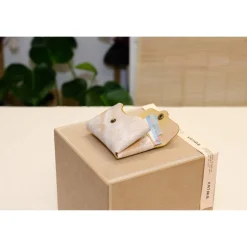 Kleine Ledergeldbörse. Geldbeutel für Damen. Frauen Portemonnaie.  Minimalistischer Leder Geldbeutel. Schlanke