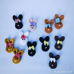 kleine niedlich Oster Applikation