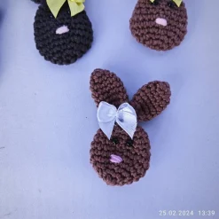 kleine niedlich Oster Applikation