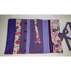 Kleine Schmuckrolle zum Muttertag, Schmucketui, Schmucktasche, Schmuckaufbewahrung