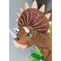 Kleine Schultüte Dinosaurier „Zera“ mit Vulkan 41 cm    5-eckig