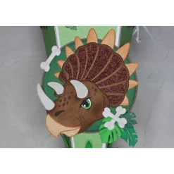 Kleine Schultüte Dinosaurierkopf „Zera“ 41 cm 5-eckig