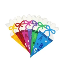 Kleine Schultüte 6er Bastelset Einladungskarte | Einladung Schulanfang | Einladungskarte Schulanfang