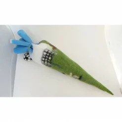 kleine Schultüte Fußball für Geschwister, Geschwistertüte Fußball als Beigeschenk zur Einschulung für Bruder/Schwester