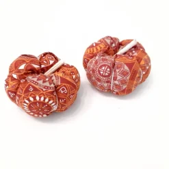 Kleine Stoffkürbisse, herbstliche Deko-Kürbisse (1 Stk.)