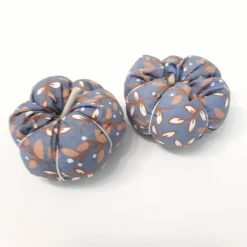 Kleine Stoffkürbisse, herbstliche Deko-Kürbisse (1 Stk.)