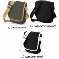 Kleine Tasche + Eichhörnchen Stickmotiv + NAMEN, auch für die Krippe