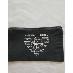 Kleine Tasche mit süßem Herz für Unterwegs, originelle Geschenkverpackung ,für die liebe Mama