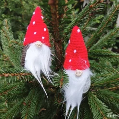 Kleine Wichtel zur Dekoration – Handgemachte Deko mit Fliegenpilzhut und Bart