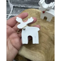 Kleiner Elch aus Keracraft | mit Glöckchen | Deko