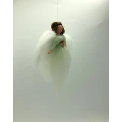 kleiner mintgrüner Engel, gefilzter Schutzengel