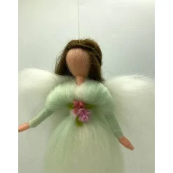 kleiner mintgrüner Engel, gefilzter Schutzengel