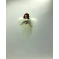 kleiner mintgrüner Engel, gefilzter Schutzengel