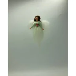 kleiner mintgrüner Engel, gefilzter Schutzengel