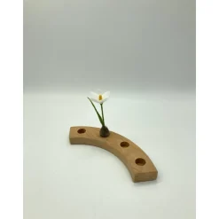 Kleines Frühlingsblümchen für den Jahreszeitentisch, Krokus oder Buschwindröschen, Filzblume Jahresring, Jahrezeitentisc