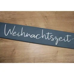 Kleines Holzschild zum Anlehnen "Weihnachtszeit" aus der Manufaktur Karla