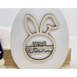 Kleines Ostergeschenk mit Deko-Ei & Trockenblumen – Handgemacht