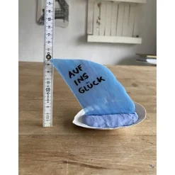 Kleines Segelboot mit Botschaft, Sprüche, Geschenk oder Dekoratives, Segelschiff