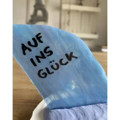 Kleines Segelboot mit Botschaft, Sprüche, Geschenk oder Dekoratives, Segelschiff