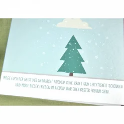 kleines Weihnachtsalbum Haus im Schnee Tannenbaum Fotoalbum Album Weihnachten Weihnachtsgeschenk personalisiert Familie Geschenk