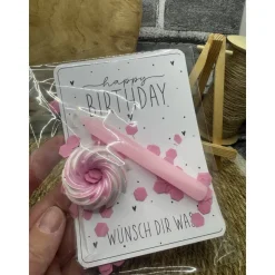 Kleinigkeit zum Geburtstag | Geschenk To Go | Gugelhupf | Karte | Happy Birthday