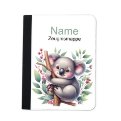 Koala Zeugnismappe personalisiert | Zeugnismappe | Zeugnismappe mit Namen | Urkundenmappe