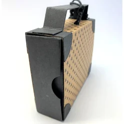 Koffer aus Karton – Handgemachte Geschenkverpackung für Urlaub, Reisegutschein oder Geldgeschenk (12x9x3,5cm)