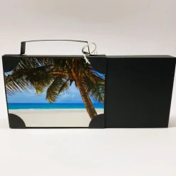 Koffer aus Karton – Handgemachte Geschenkverpackung für Urlaub, Reisegutschein oder Geldgeschenk (15x11x3,5cm)