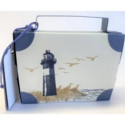 Koffer aus Karton – Handgemachte Geschenkverpackung für Urlaub, Reisegutschein oder Geldgeschenk (15x11x3,5cm)