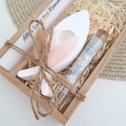 Kommunion Geldgeschenk Kommunionsgeschenk Kerzenhalter Fisch Reagenzglas Geschenkset Jungen Mädchen Kommunionskerze Guts