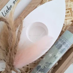 Kommunion Geldgeschenk Kommunionsgeschenk Kerzenhalter Fisch Reagenzglas Geschenkset Jungen Mädchen Kommunionskerze Guts