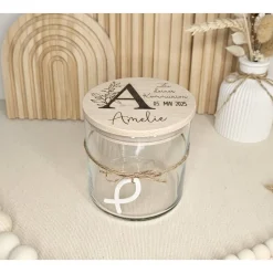 Kommunion Geschenk Naschglas personalisiert Vorratsglas