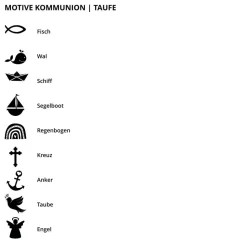 Kommunion Kerze personalisiert – Unikat für Mädchen & Jungen | Geschenk zur Kommunion