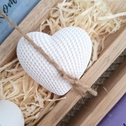 Kommunion Kommunionsgeschenk Dekoherz Kerzenhalter Herz Geschenkset für Jungen und Mädchen Kommunionskerze Kerzenset