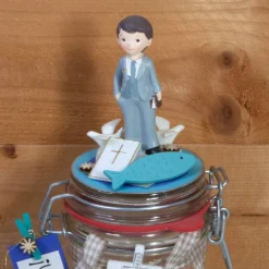 Kommunion Konfirmation Firmung Geldgeschenk Geschenkglas personalisierbar für Jungs