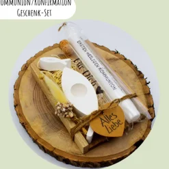 Kommunion oder Konfirmation Geschenk-Set | personalisierbar | Geldgeschenk | Geschenkidee | Glaube | Kirche