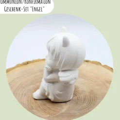 Kommunion oder Konfirmation Geschenk-Set "Engel" | personalisierbar | Geldgeschenk | Geschenkidee | Glaube