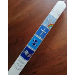 Kommunionkerze 40x4 cm, Mädchen, Jungen