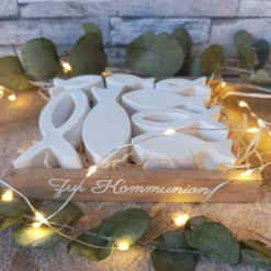 Kommunions Fische aus Raysin – Handgemachte Deko & Gastgeschenke für Kommunion, Taufe & Konfirmation