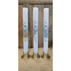 Kommunionskerze - Irisierend - 40x4