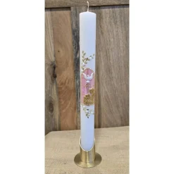 Kommunionskerze - Irisierend - 40x4 cm