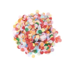Konfetti 20 g Buntes Papierkonfetti rund