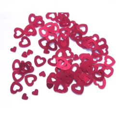 Konfetti Herzen rot Glitterkonfetti Herz