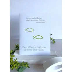 Konfirmation * Glückwunsch * Konfirmationskarte * Grußkarte