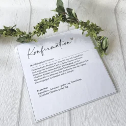 Konfirmation * Kommunion * Taufe * Geschenk * Geldgeschenk * Gutschein * Gastgeschenk * Fisch